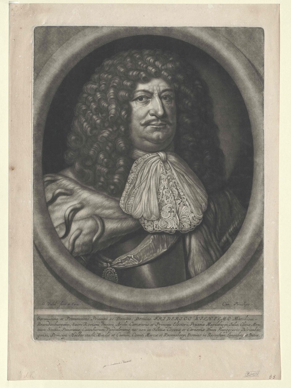 Friedrich Wilhelm brandenburgi választófejedelem alkotó: Artist Unknown