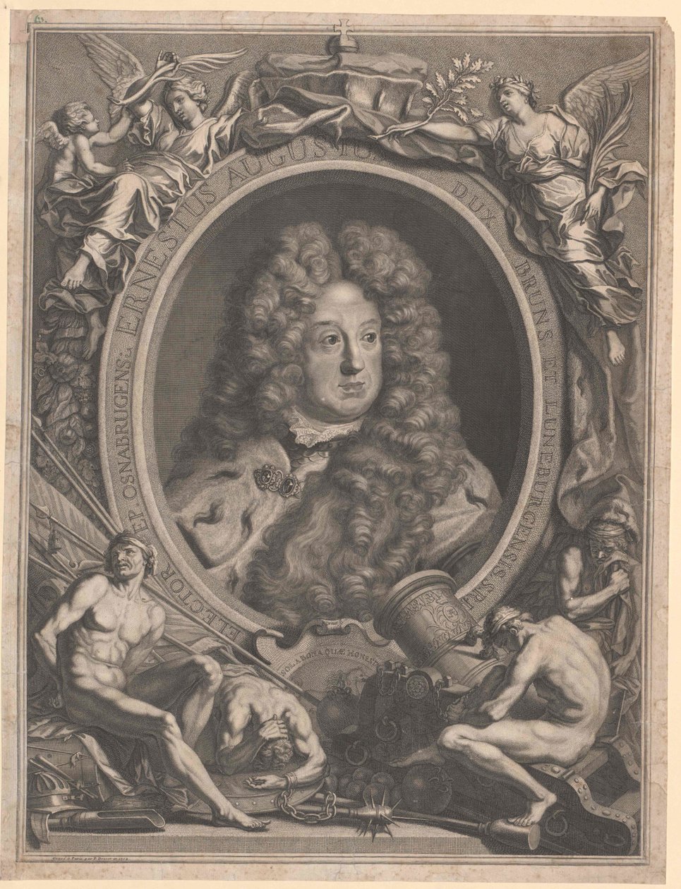 Ernst August I. Ernst August hannoveri választófejedelem Braunschweig-Lüneburg hercege (nyomtatás) alkotó: Artist Unknown