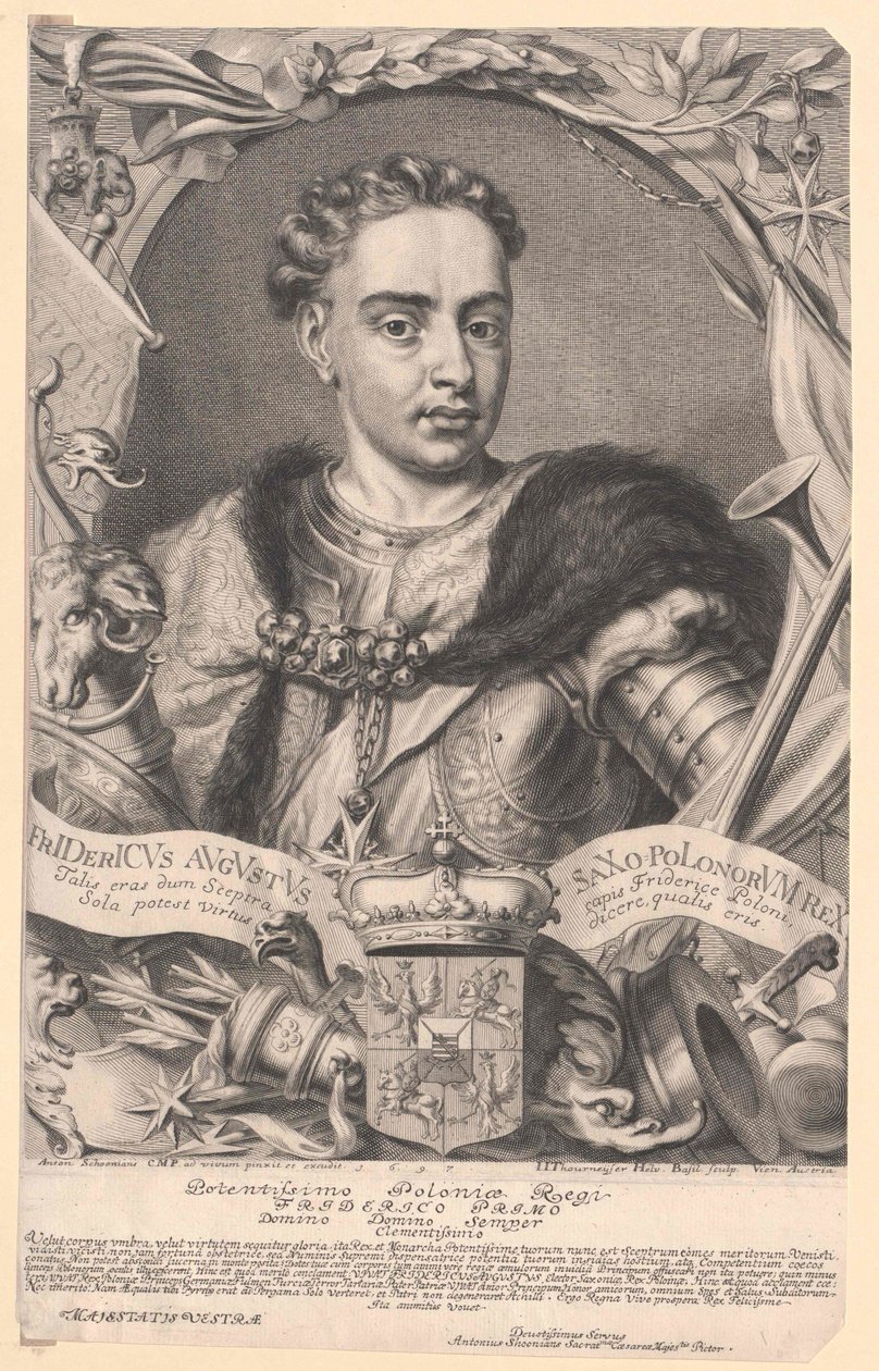 I. Frigyes Auguszt szász választófejedelem alkotó: Artist Unknown
