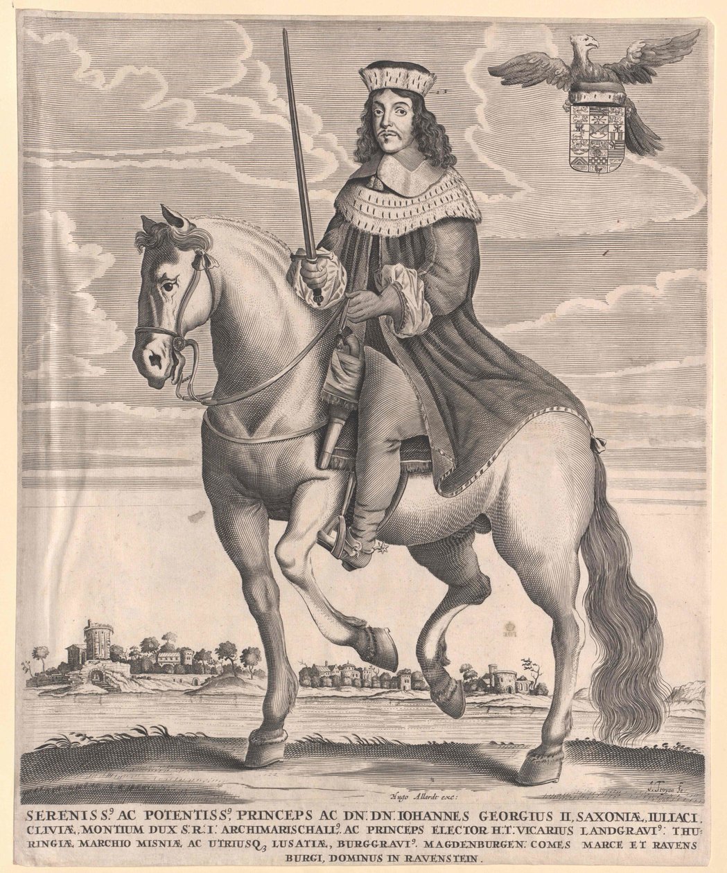 Johann George II. szász választófejedelem alkotó: Artist Unknown