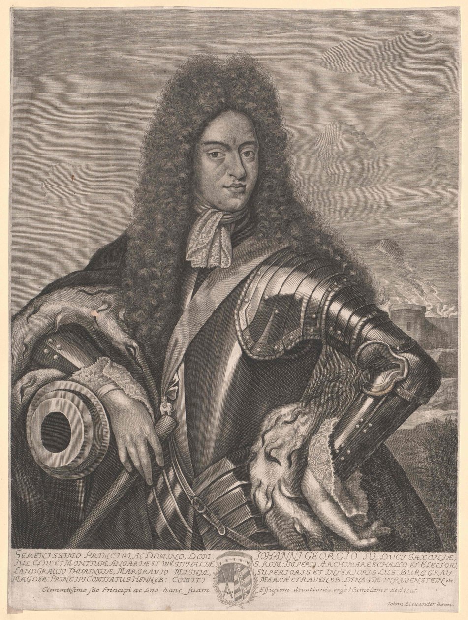 Johann George IV. szász választófejedelem alkotó: Artist Unknown