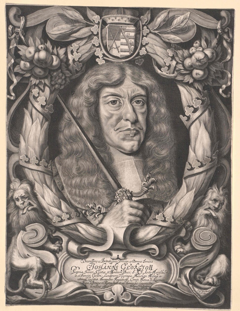 II. János György szász választófejedelem alkotó: Artist Unknown