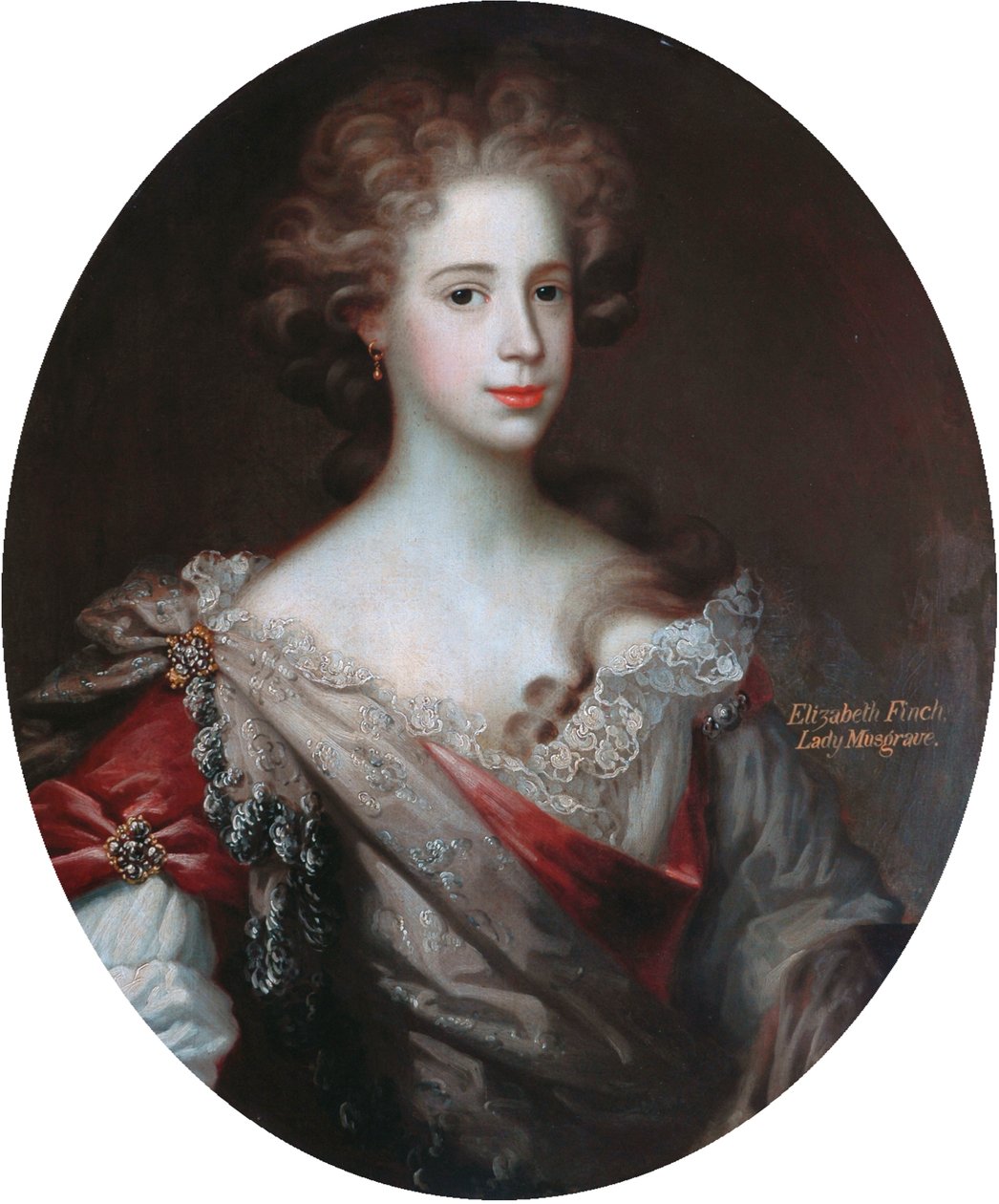 Elizabeth Finch, Lady Musgrave (olaj, vászon) alkotó: Artist Unknown