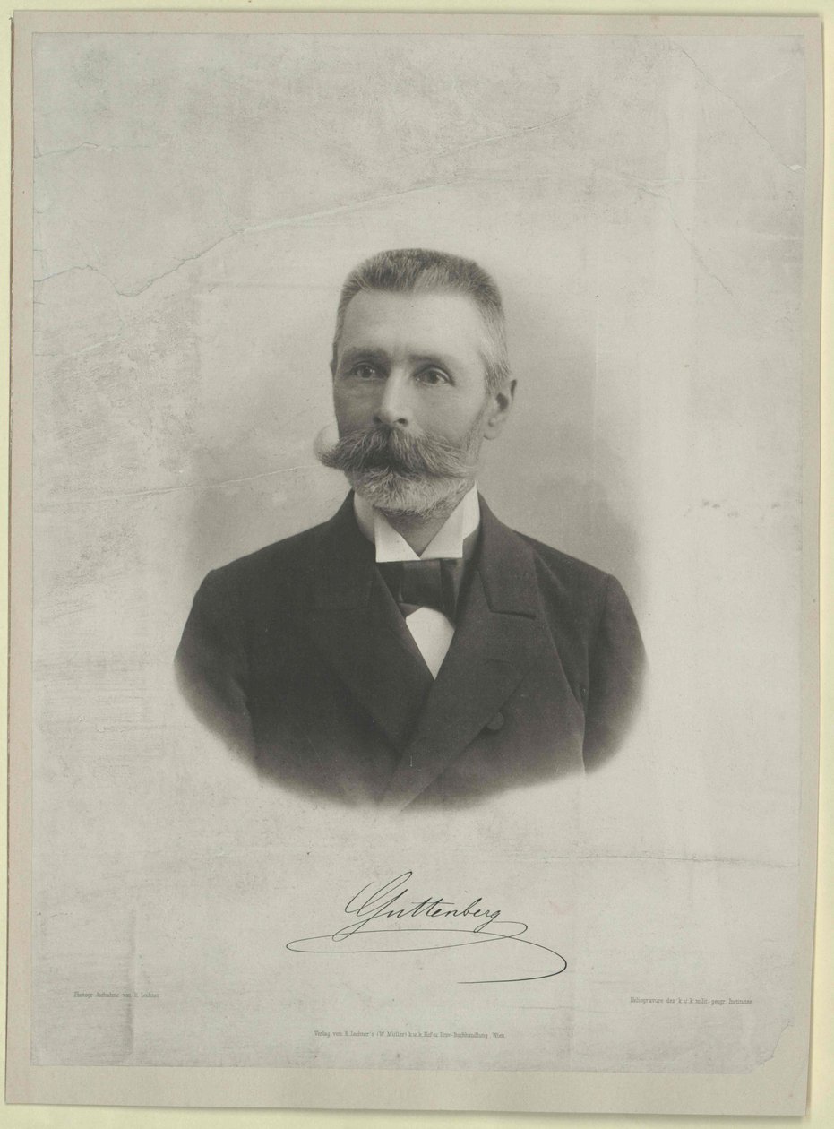 Emil Baron von Guttenberg (nyomtatás) alkotó: Artist Unknown