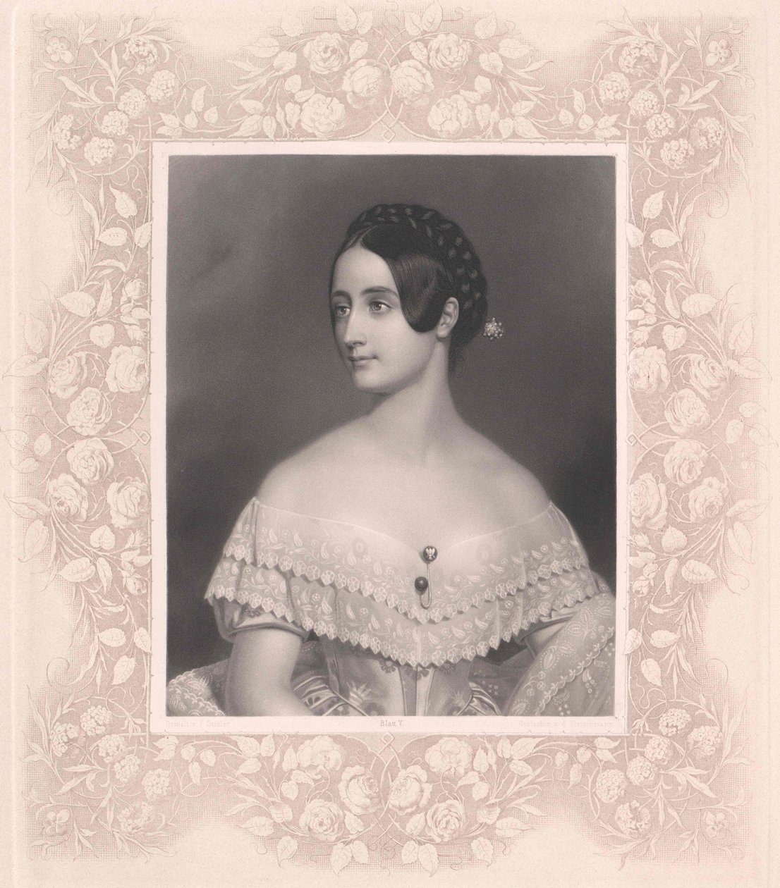 Emily Mansfield (nyomtatás) alkotó: Artist Unknown