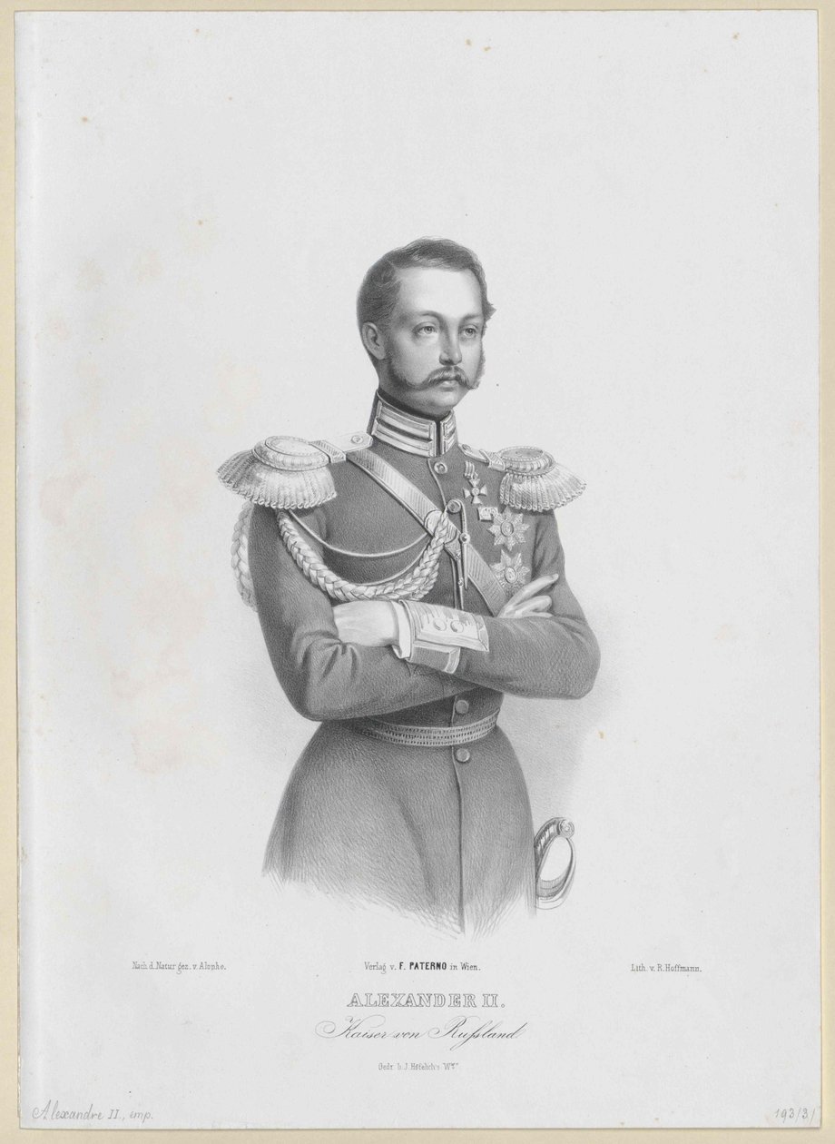 Oroszország császára II Sándor alkotó: Artist Unknown