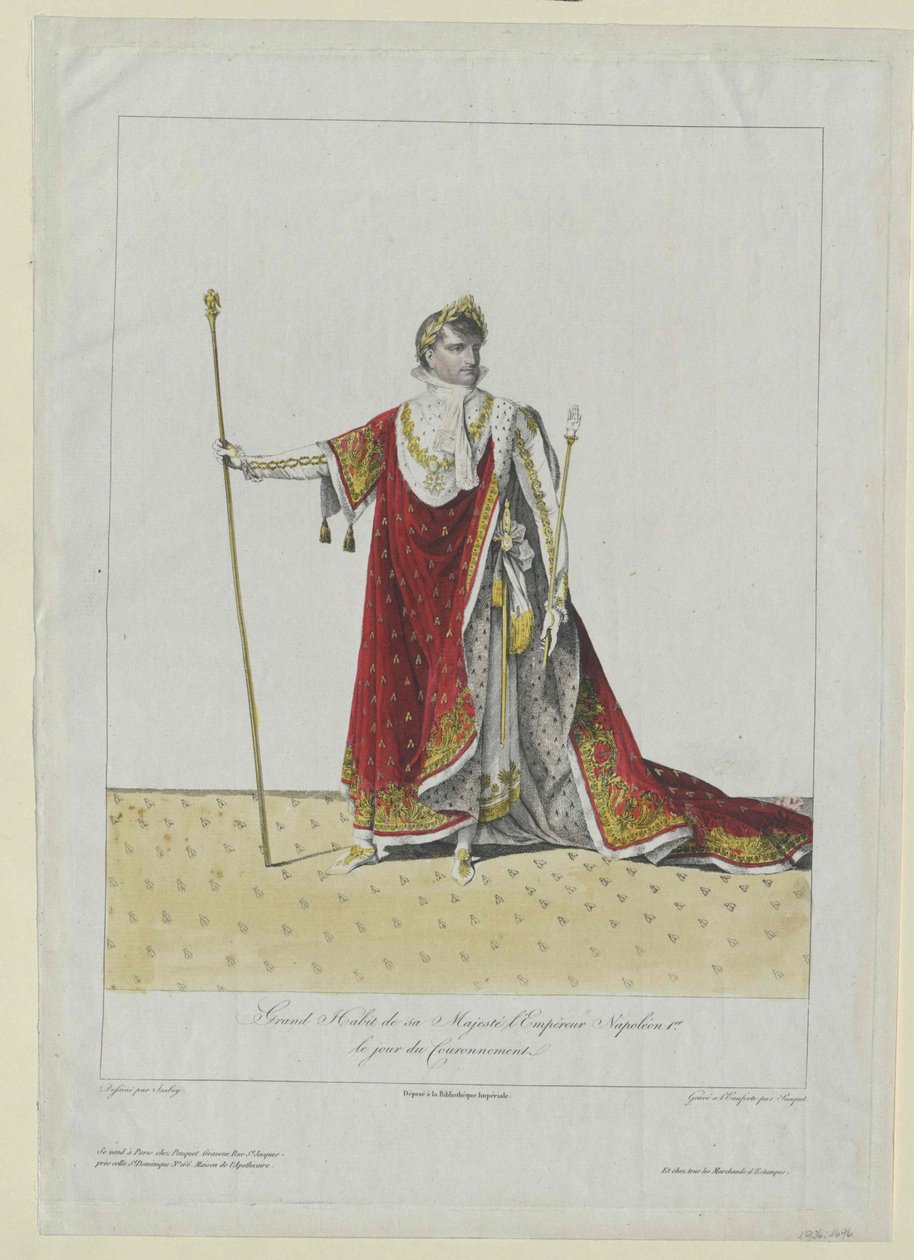 I. Bonaparte Napóleon francia császár alkotó: Artist Unknown