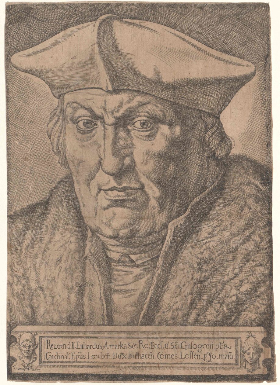 Erhard von der Marck (nyomtatás) alkotó: Artist Unknown