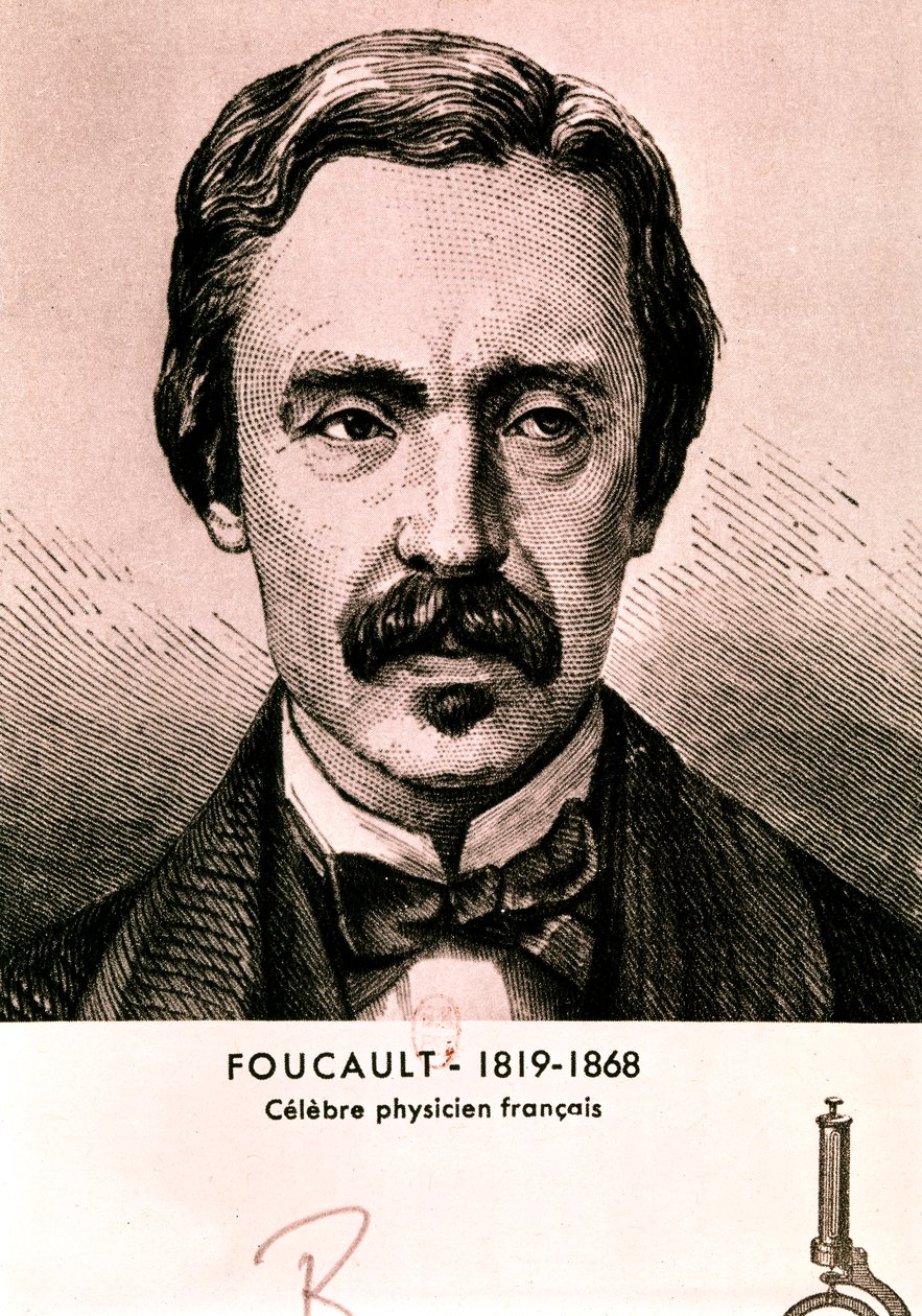 FOUCAULT Jean Bernard Leon: Bernard Leonard: Portré (metszet) alkotó: Artist Unknown