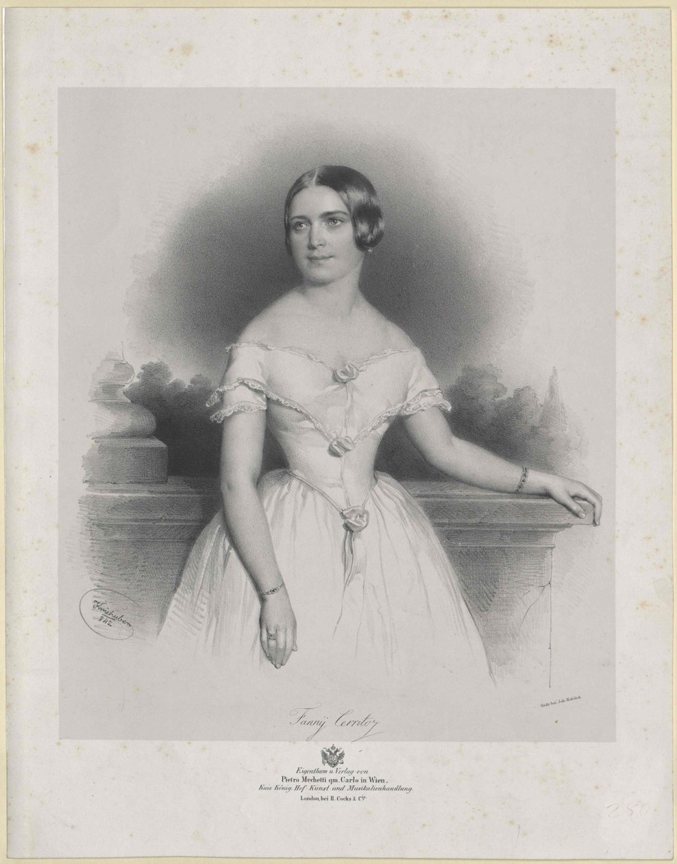 Fanny Cerito alkotó: Artist Unknown