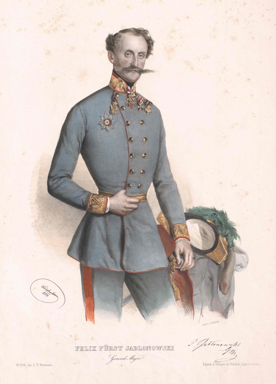 Felix gróf Jablonovsky alkotó: Artist Unknown