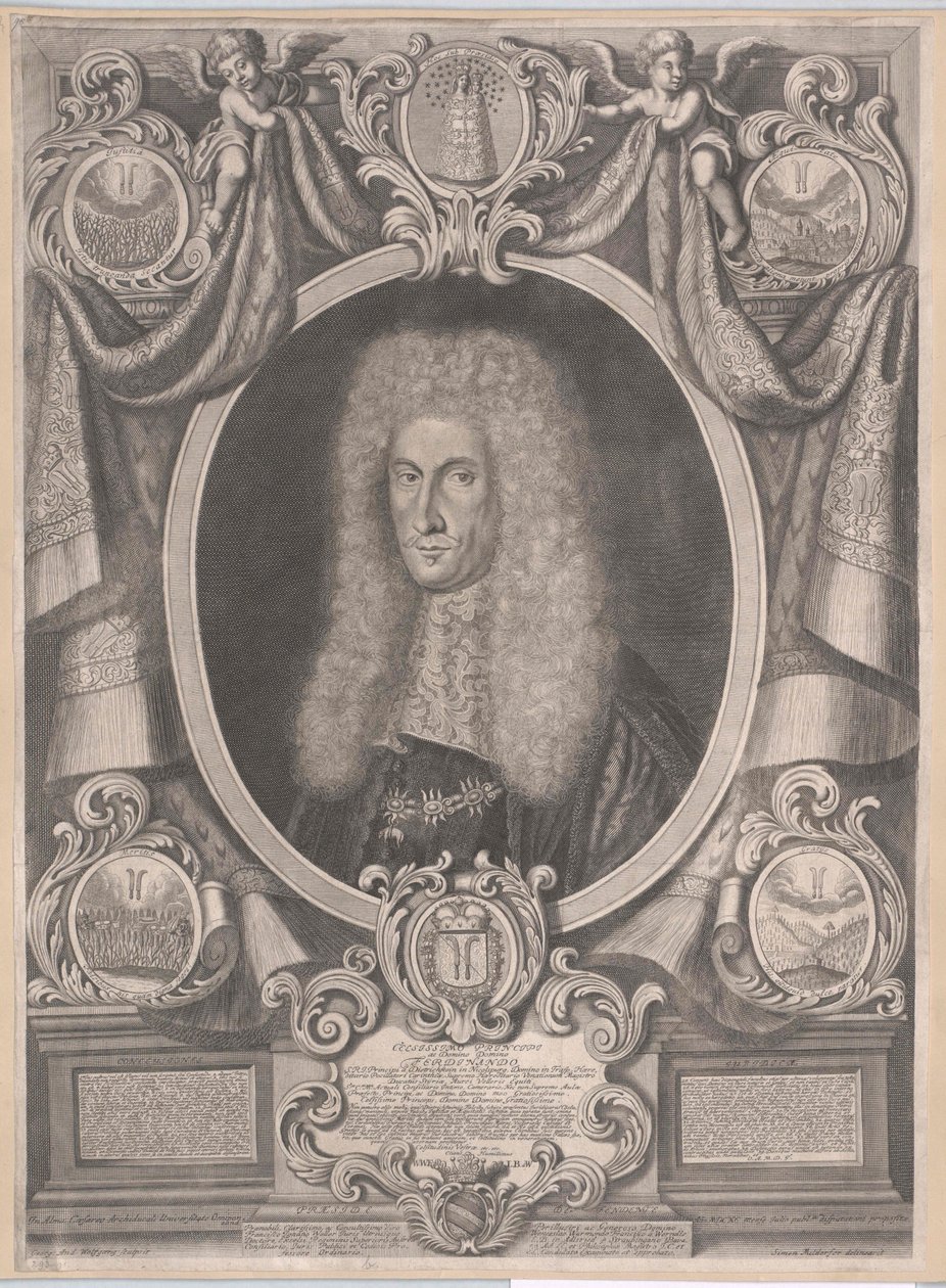 Ferdinand Joseph 3. Dietrichstein Nikolsburgi grófja (nyomtatás) alkotó: Artist Unknown