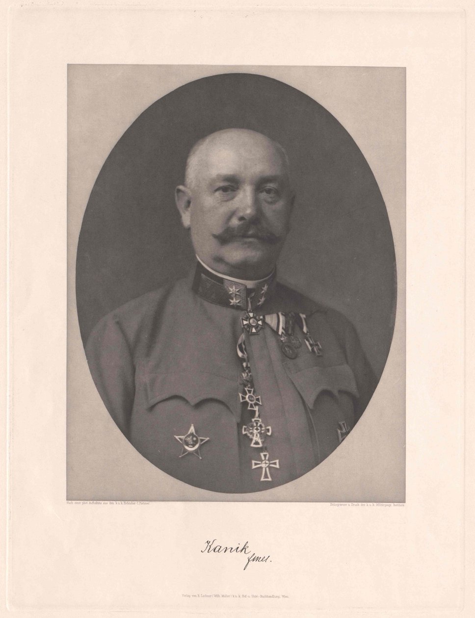 Franz Kanik (nyomtatás) alkotó: Artist Unknown