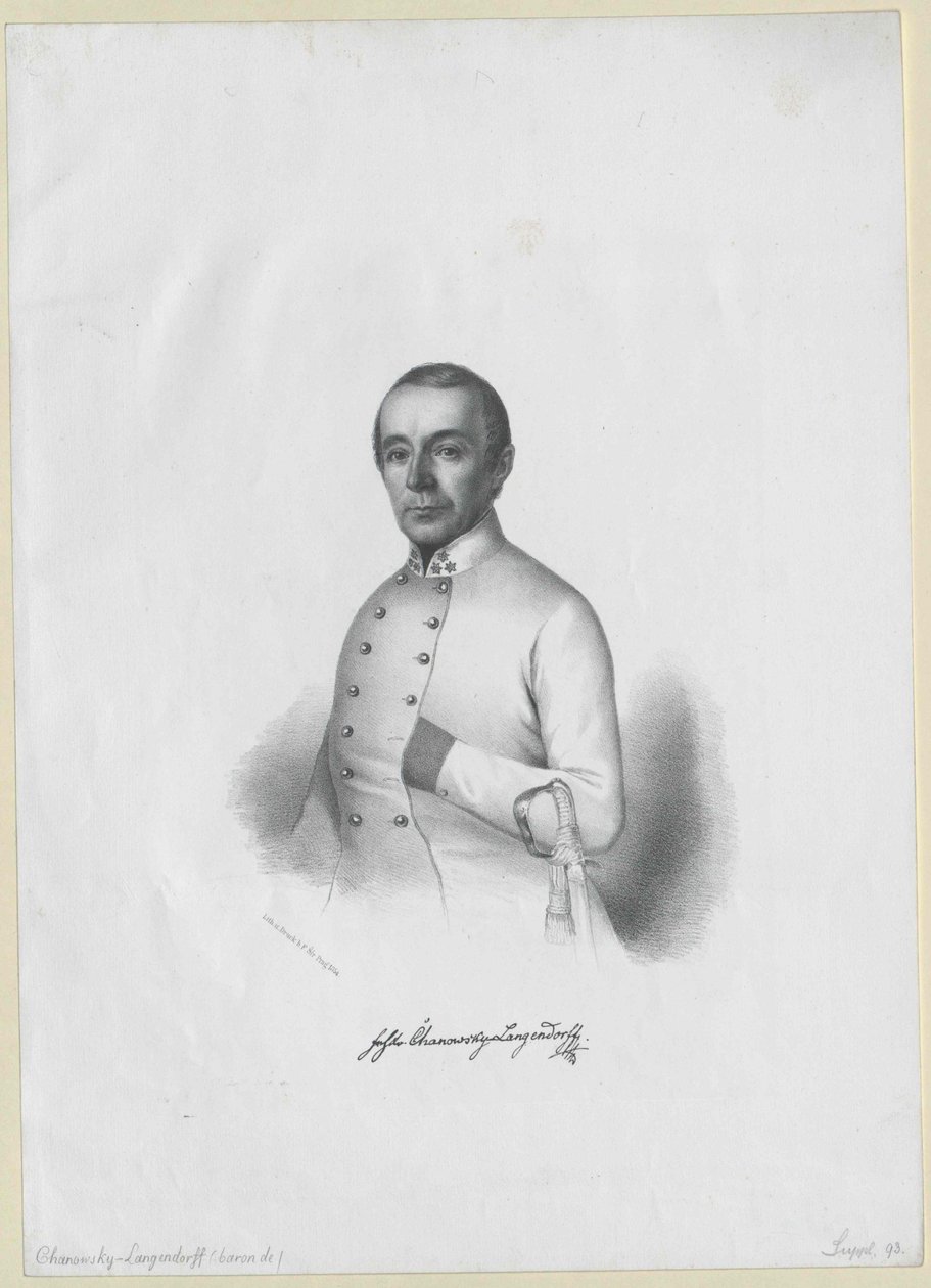 Franz Xavier báró Chanowsky-Langendorff alkotó: Artist Unknown