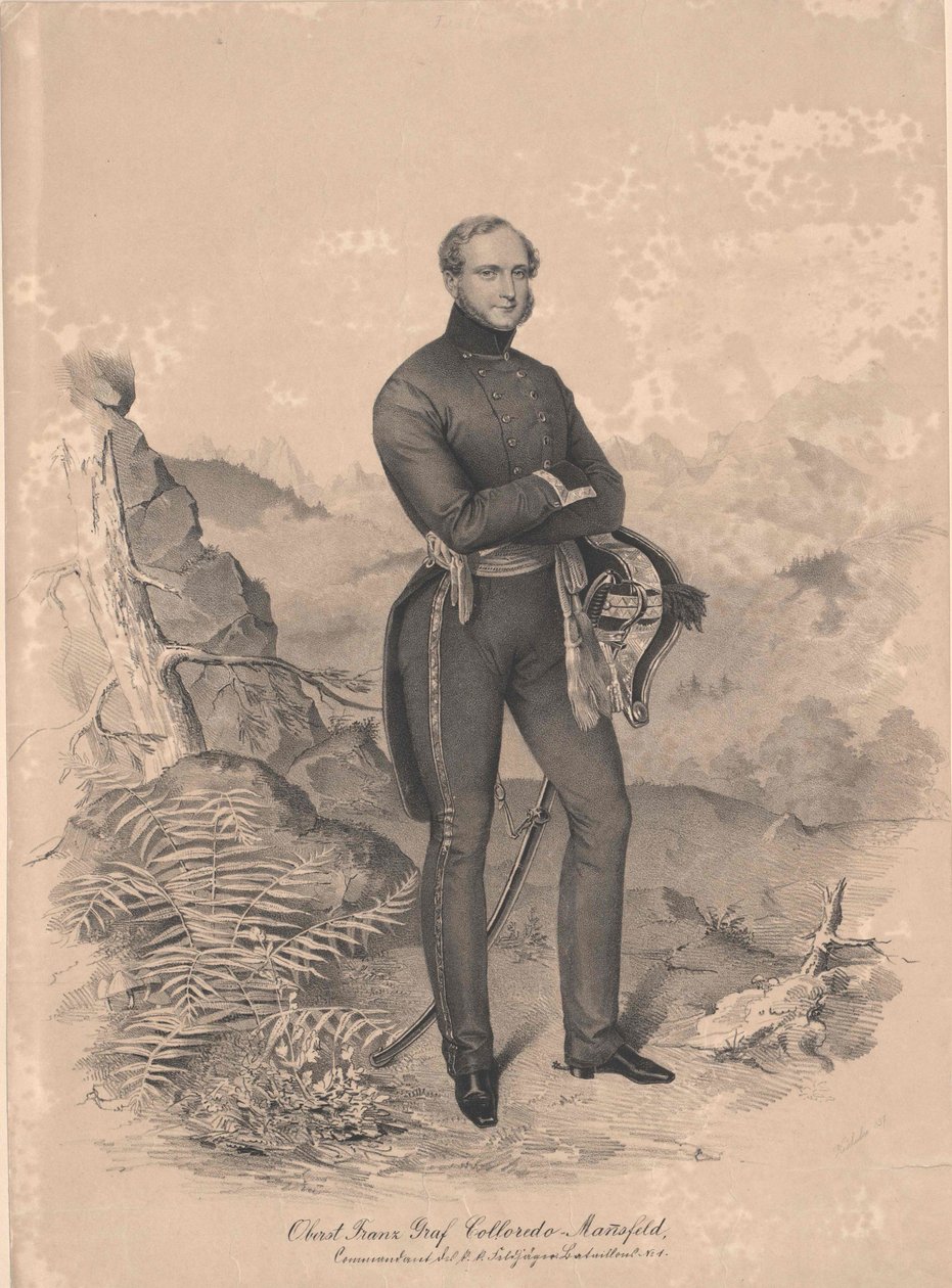 Franz gróf Colloredo-Mannsfeld alkotó: Artist Unknown