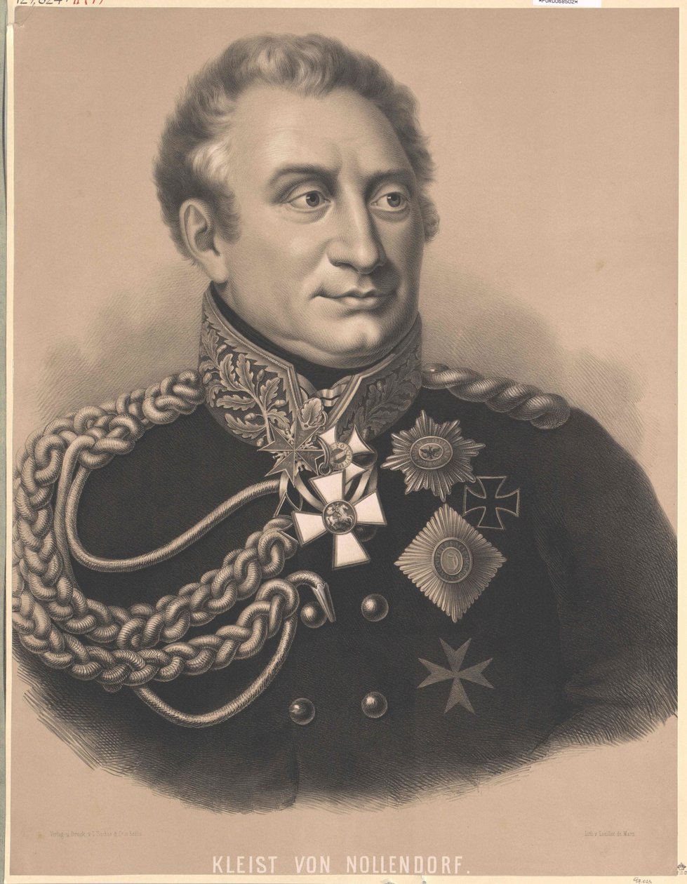 Frederic Henry gróf Brill von Nollendorf (nyomtatás) alkotó: Artist Unknown