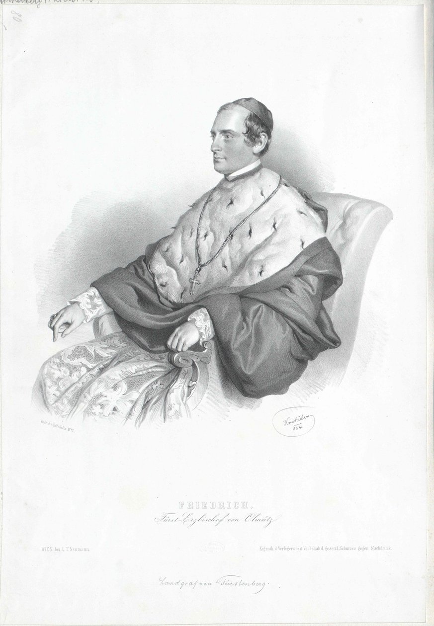 Frederick Egon Landgrave Fuerstenberg alkotó: Artist Unknown