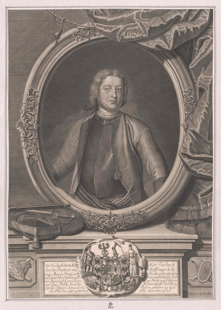 Frederick báró von Derfflinger alkotó: Artist Unknown