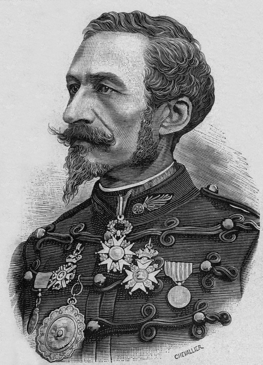 Charles Ragon de Bange francia ezredes (1833-1914) tüzérségi feltaláló, metszőművész alkotó: Artist Unknown