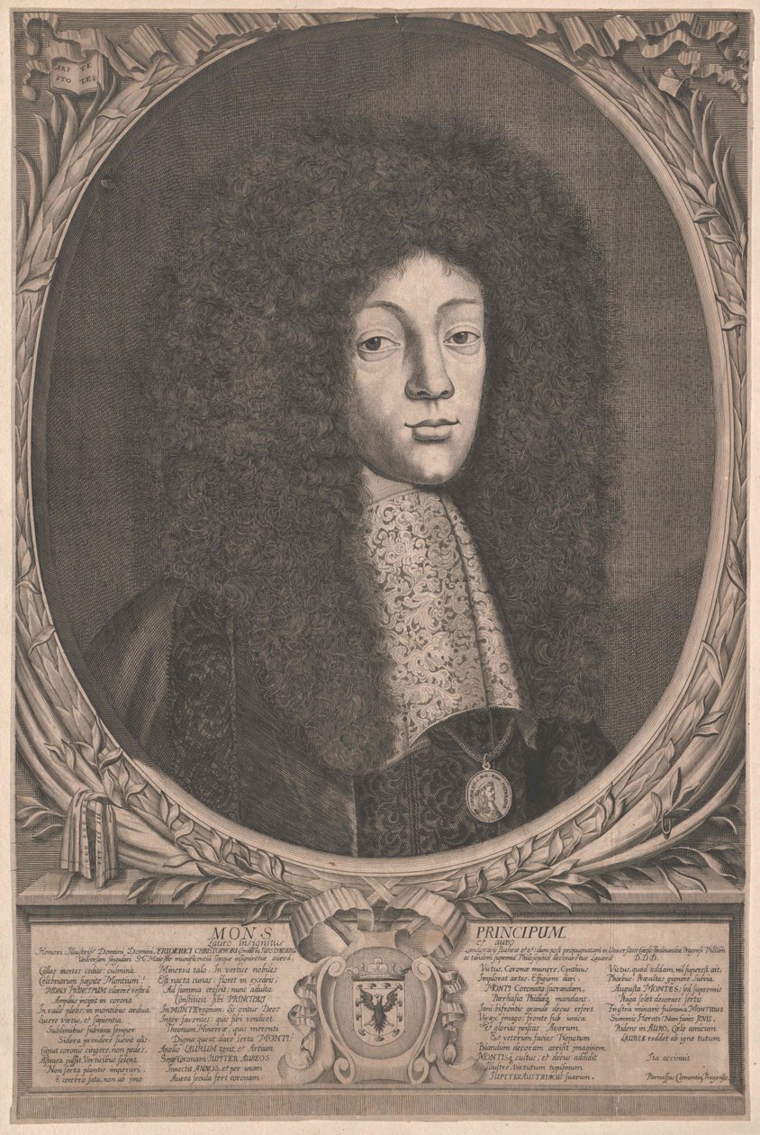 Friedrich Christoph Fürstenberg grófja (nyomtatás) alkotó: Artist Unknown