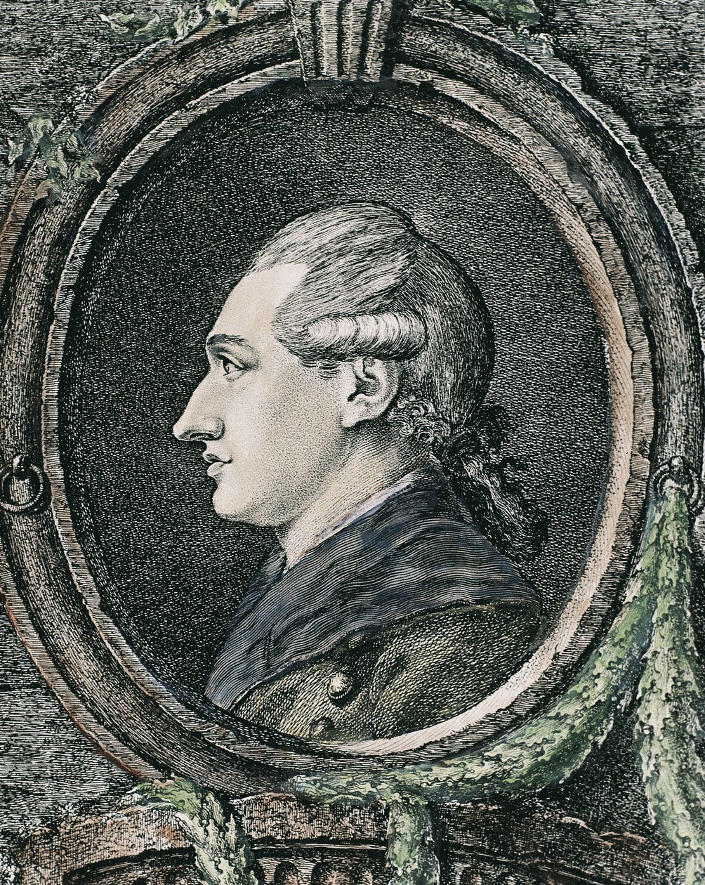 GOETHE, Johann Wolfgang von (1749-1832). Német humanista és író. Metszet. alkotó: Artist Unknown