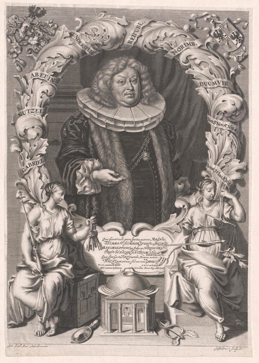 Gabriel Nuetzel von Suendersbuehl alkotó: Artist Unknown