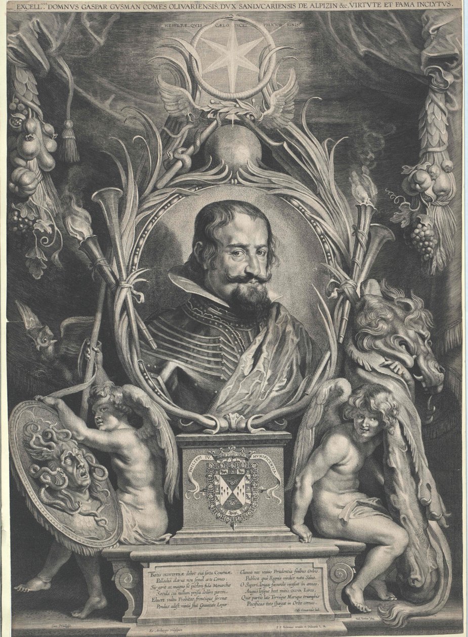 Gaspar San Lucar de Barameda grófja Duca Olivarez z Guzman grófja alkotó: Artist Unknown