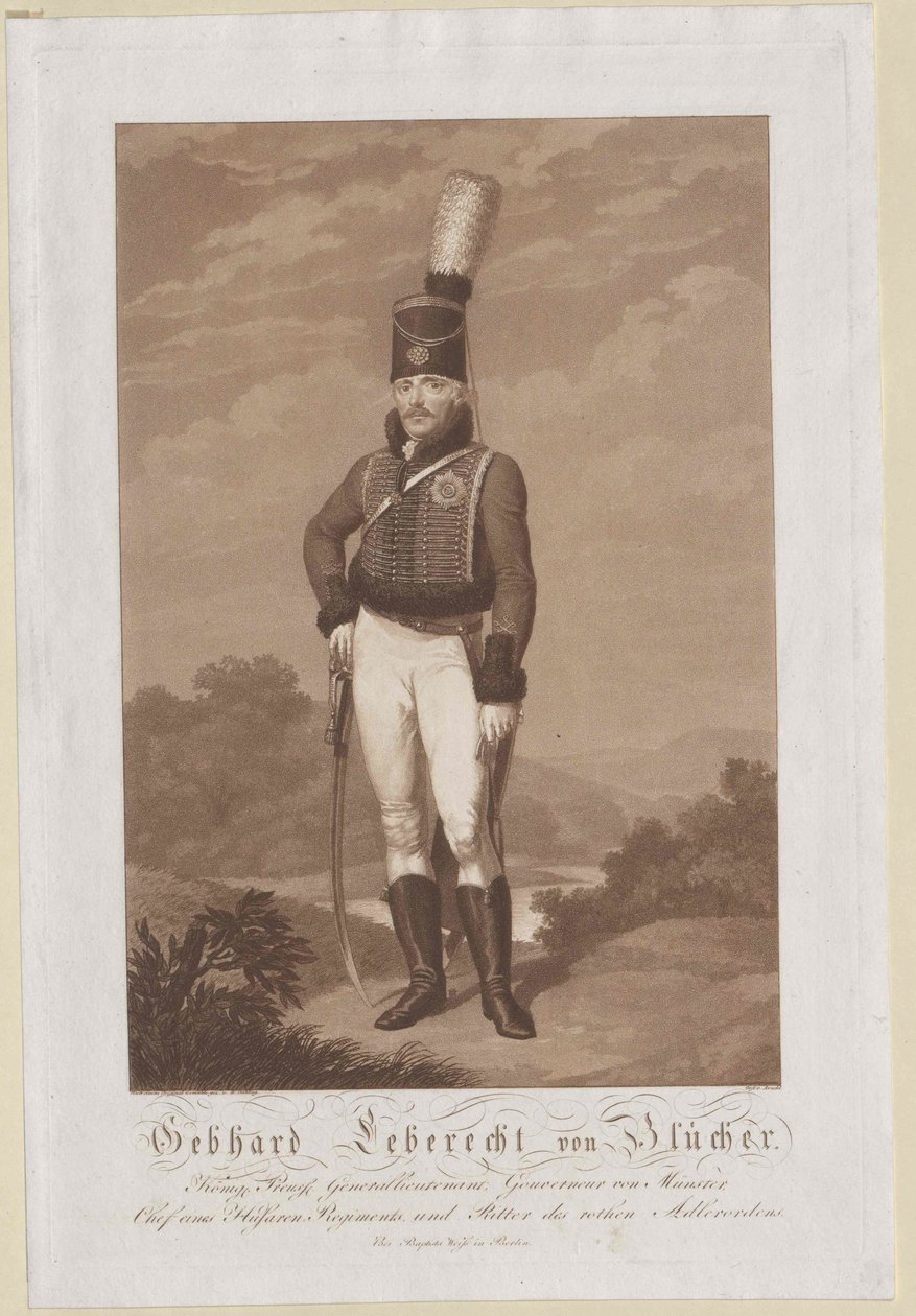 Gebhard Lebrecht Bluecher alkotó: Artist Unknown