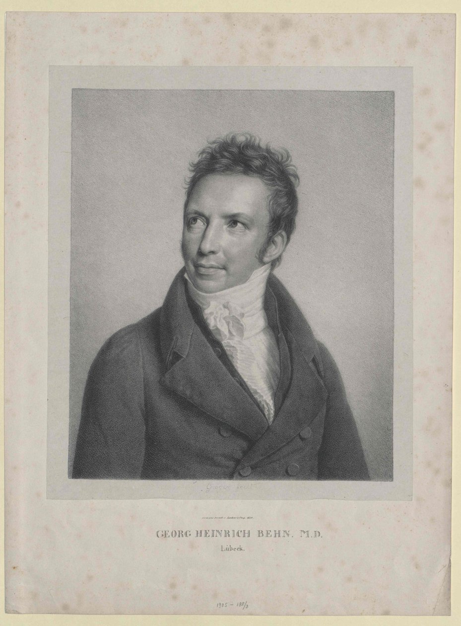 Georg Heinrich Behn (nyomtatás) alkotó: Artist Unknown