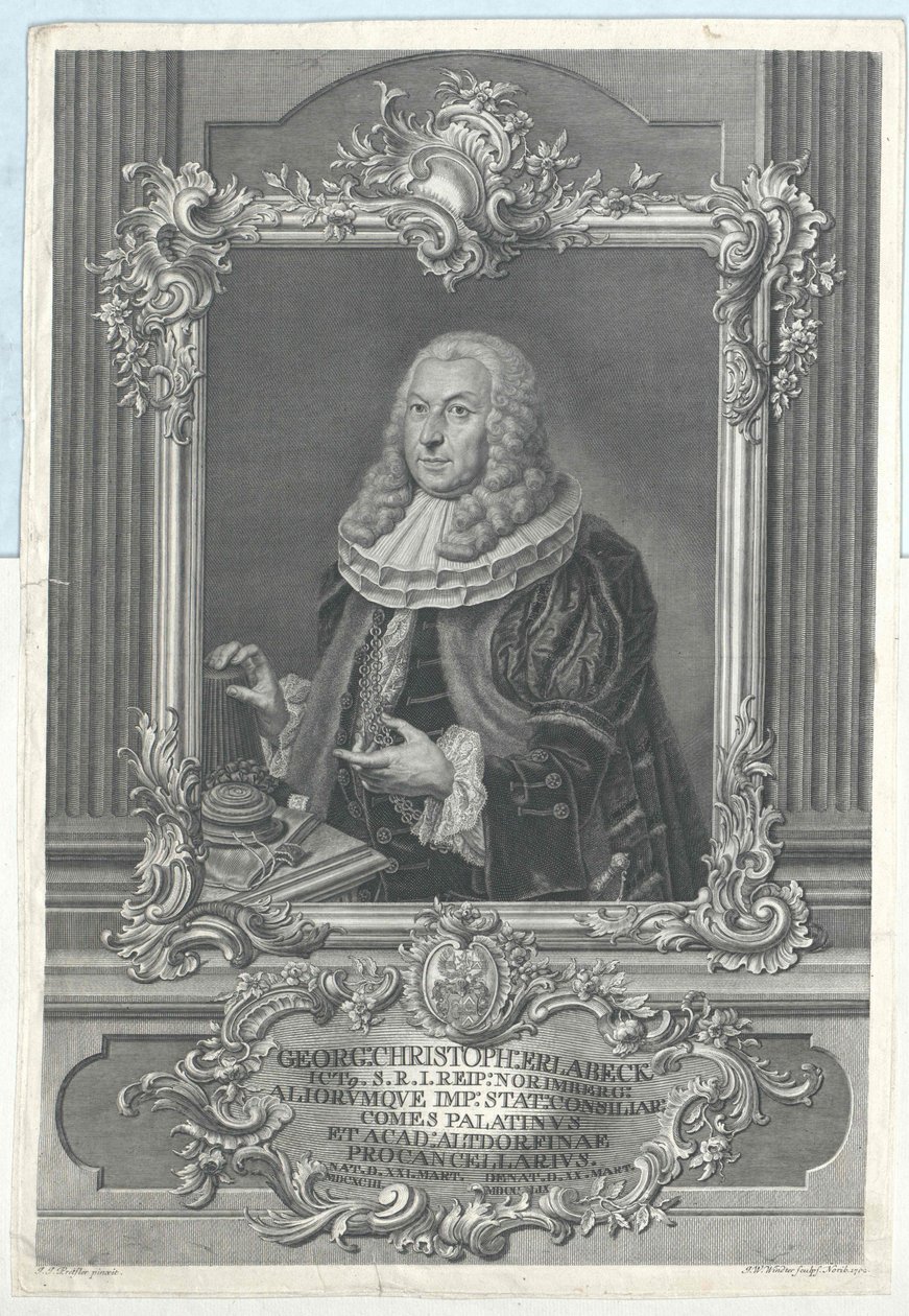 George Christoph Erlabeck alkotó: Artist Unknown