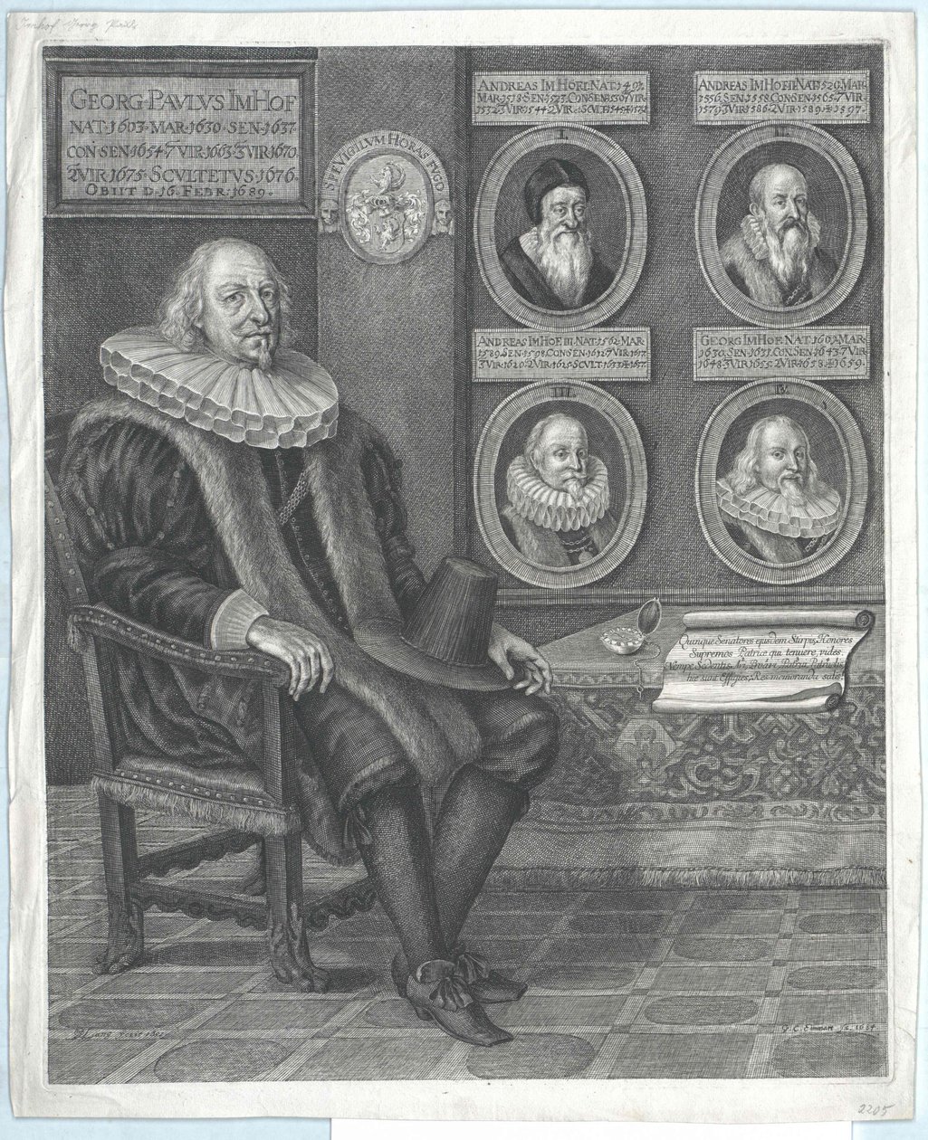 George Paul Imhof alkotó: Artist Unknown