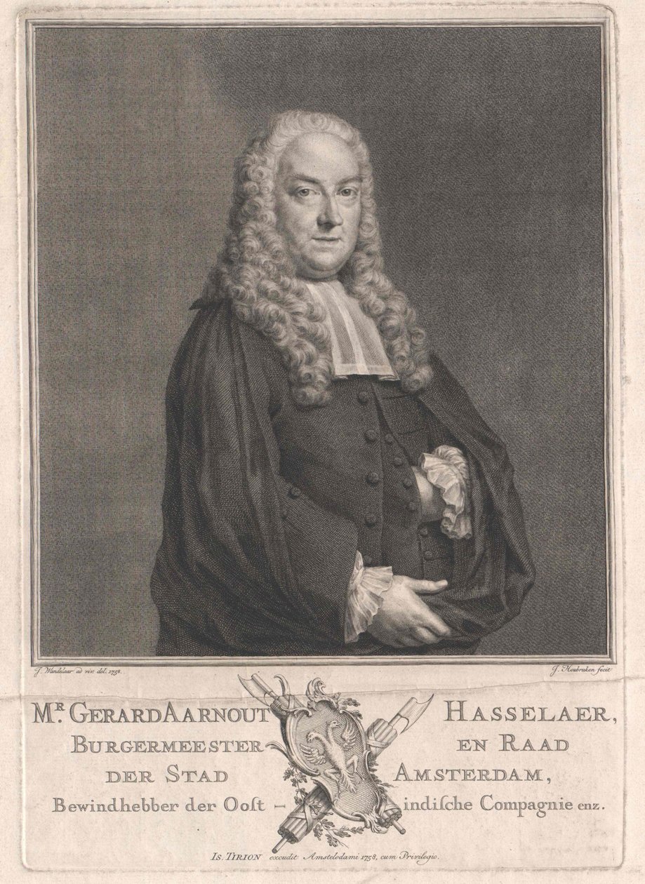 Gerard Aarnout Hasselaer alkotó: Artist Unknown