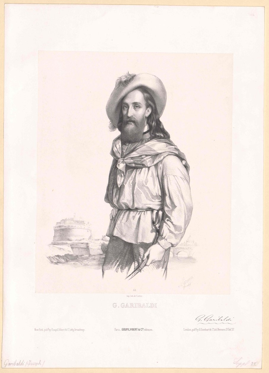 Giuseppe Garibaldi alkotó: Artist Unknown
