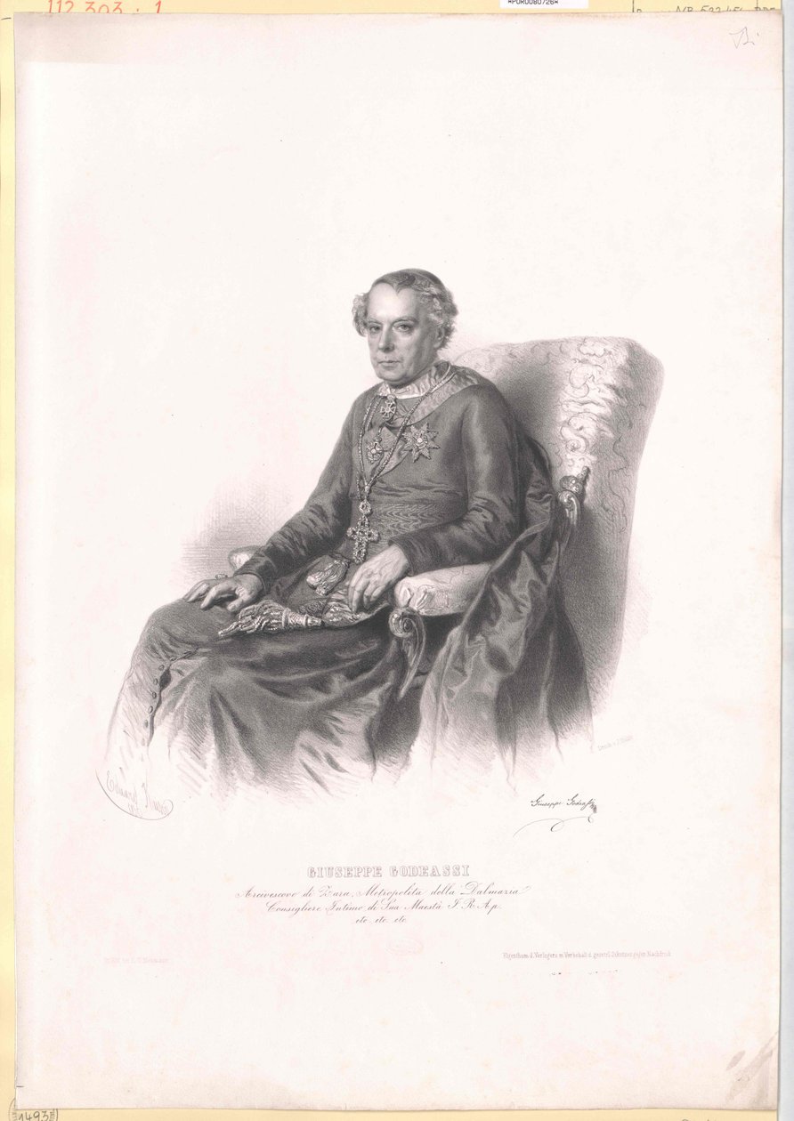 Giuseppe Godeassi alkotó: Artist Unknown