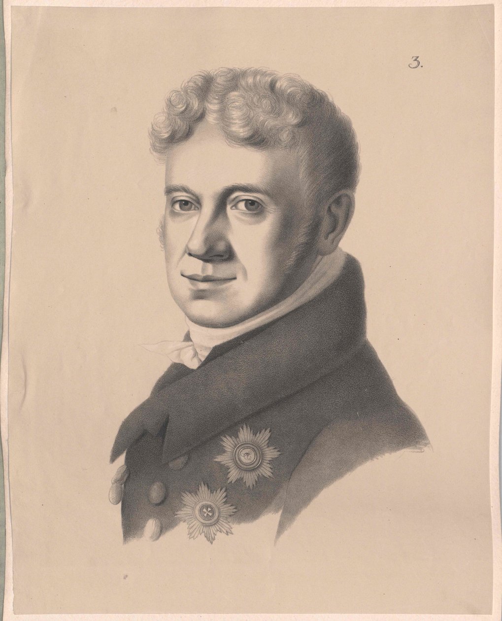Grigori Alexandrovich Baron von Stroganov (nyomtatás) alkotó: Artist Unknown