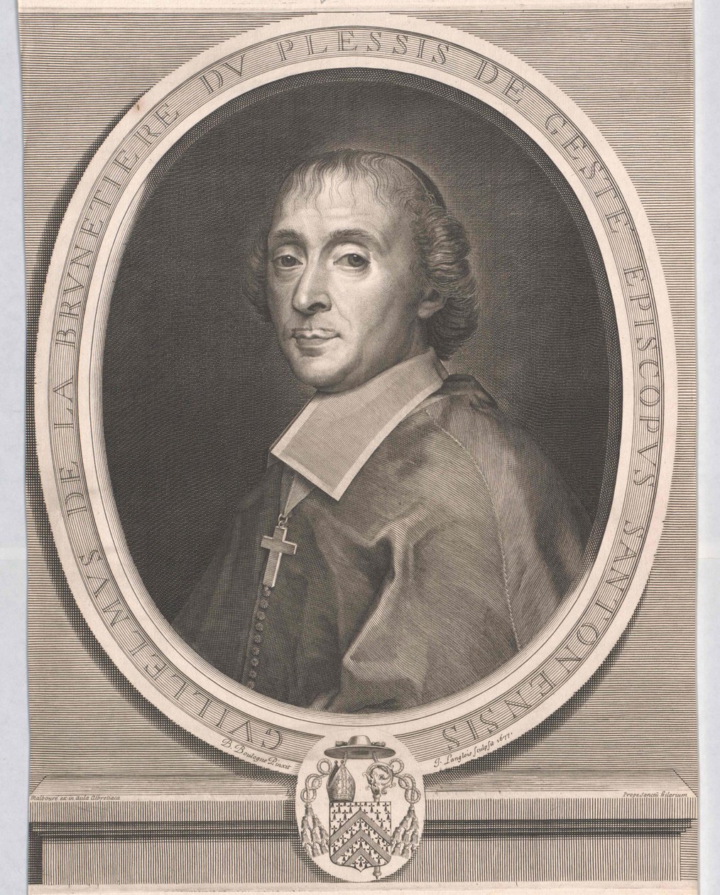 Guillaume de La Brunetiere te Plessis-Gest00000000 (nyomtatás) alkotó: Artist Unknown