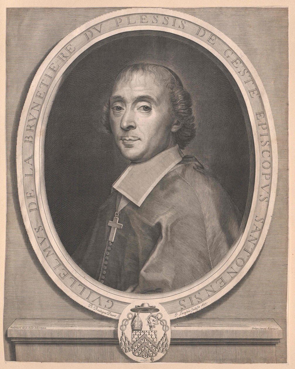 Guillaume de La Brunetiere te Plessis-Gest00000000 (nyomtatás) alkotó: Artist Unknown