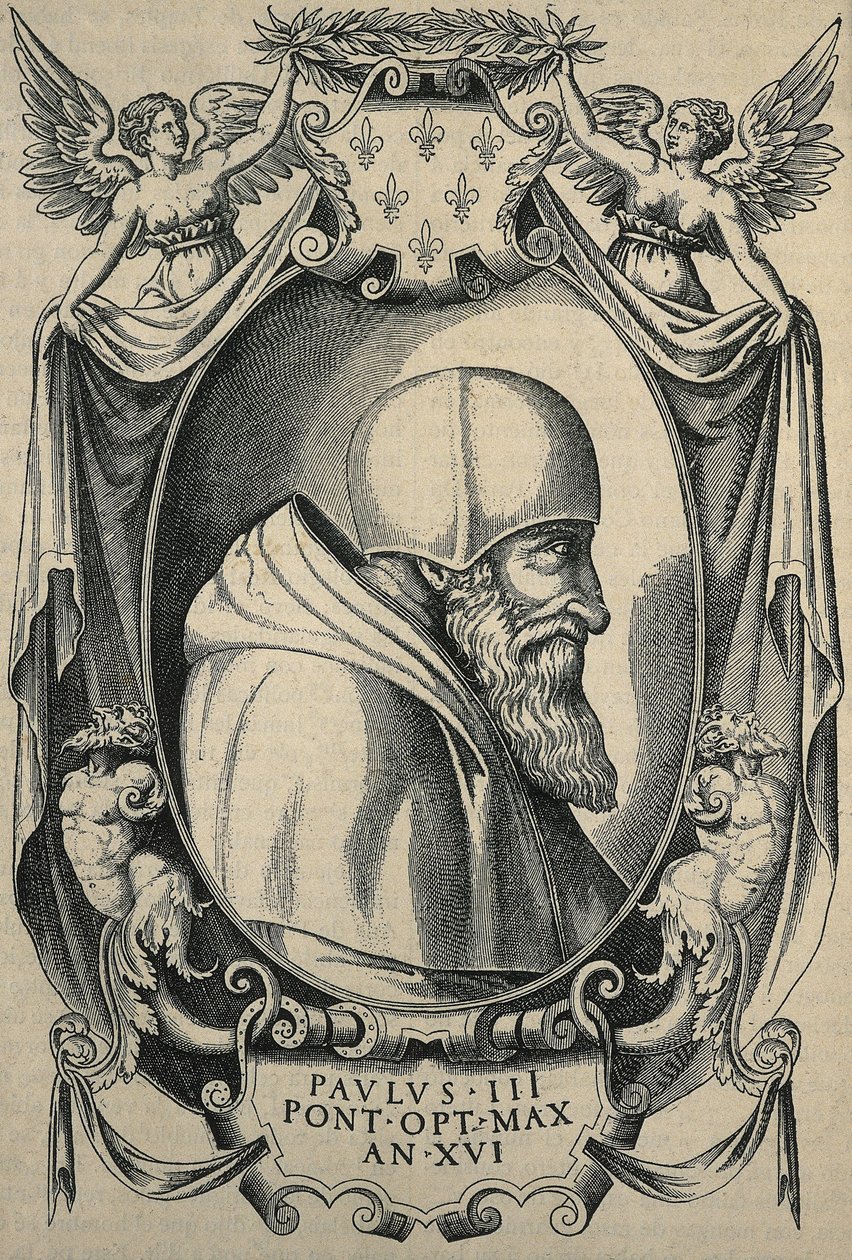 HULSIUS, Levinus (1550-1606). III. Pál. 16. sz. vége. Metszet. alkotó: Artist Unknown