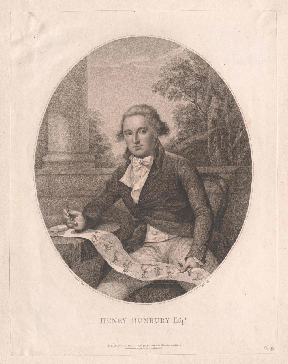 Henry William Bunbury alkotó: Artist Unknown