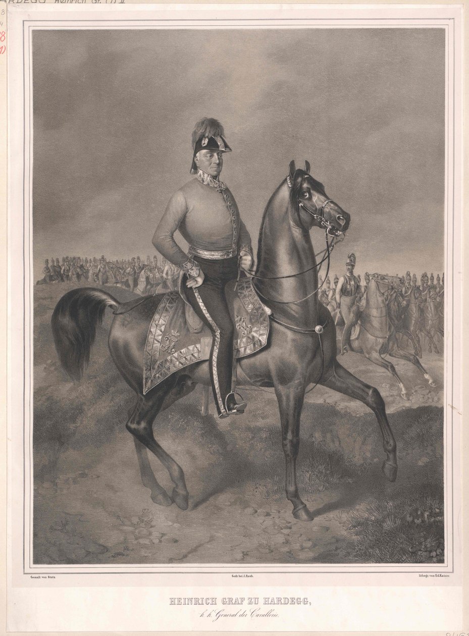 Henry gróf Hardegg alkotó: Artist Unknown