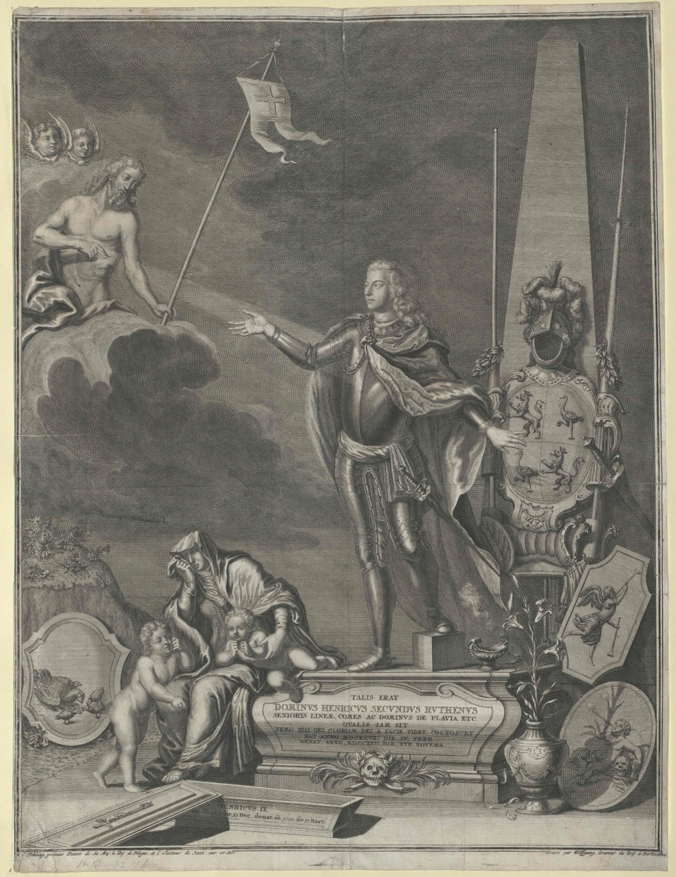 Henry gróf Reuss Obergreiznek alkotó: Artist Unknown