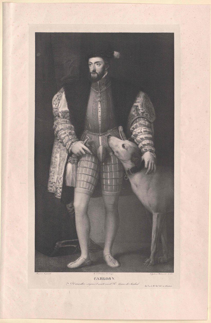 V. Károly római császár. alkotó: Artist Unknown