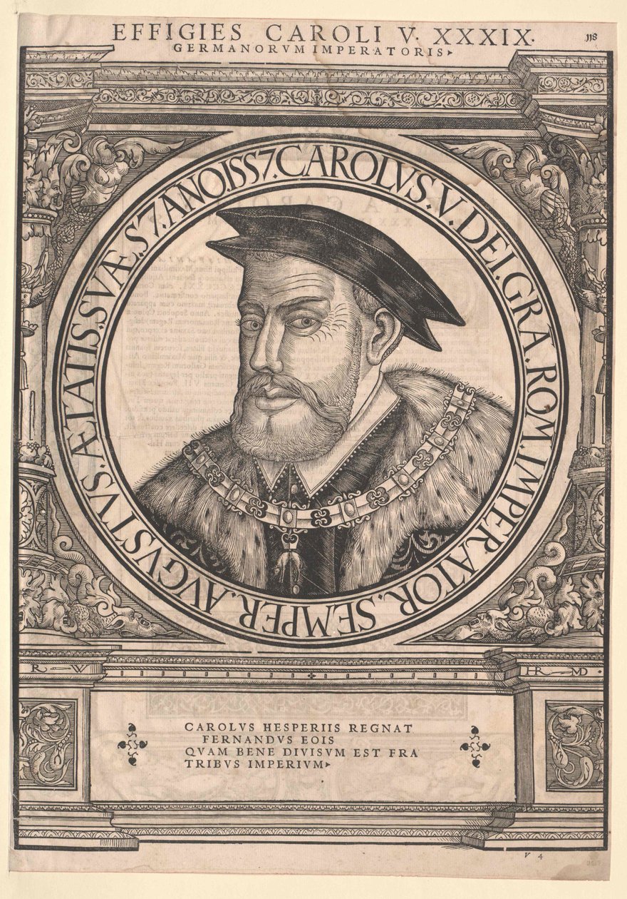 V. Károly római császár alkotó: Artist Unknown