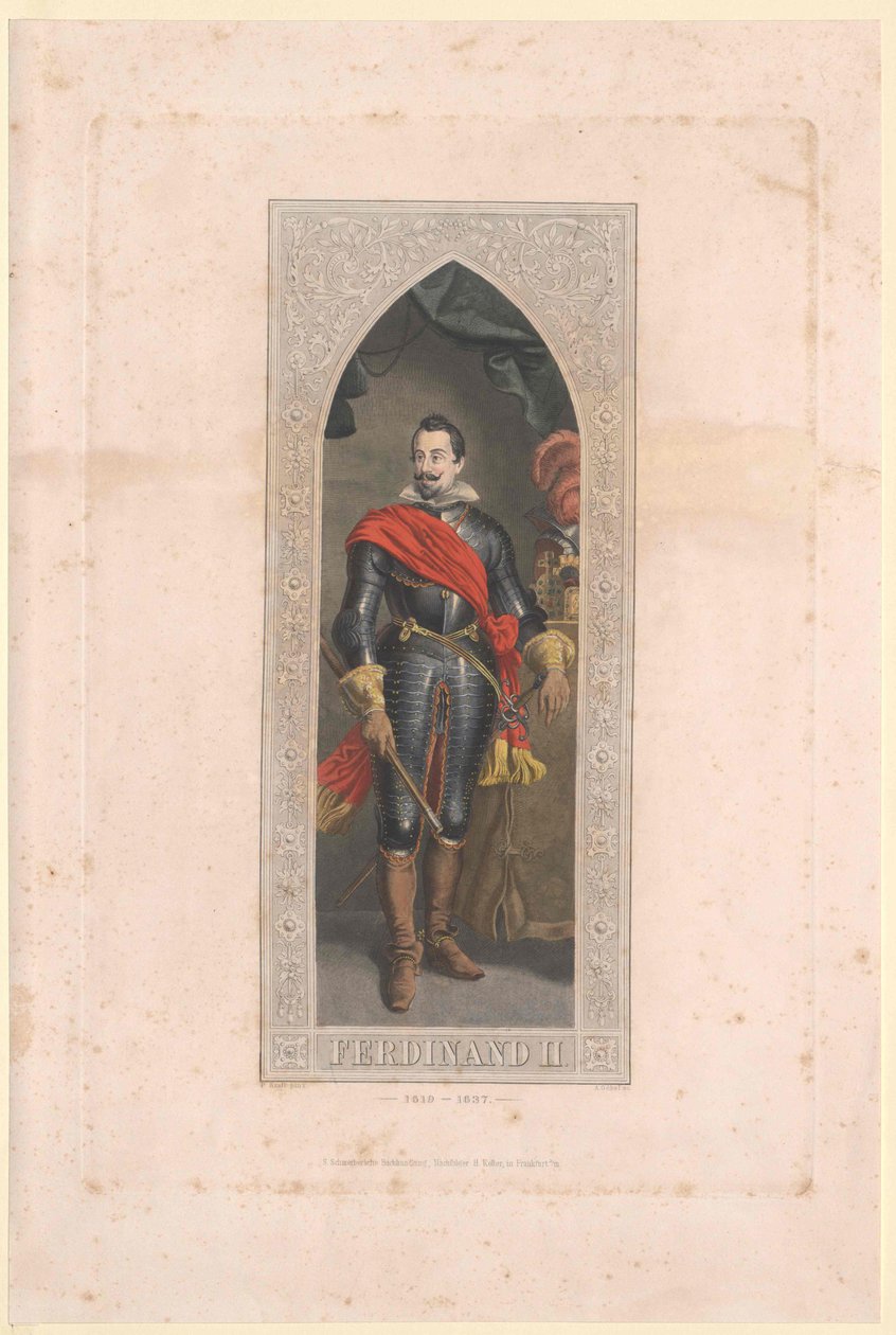 II. Ferdinánd szent római császár alkotó: Artist Unknown