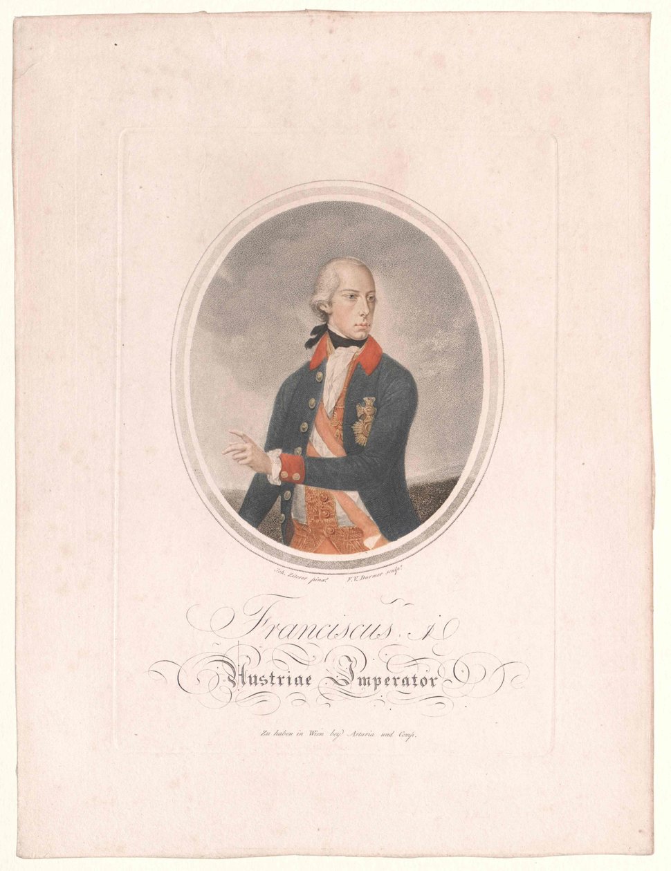 II. Ferenc római császár alkotó: Artist Unknown