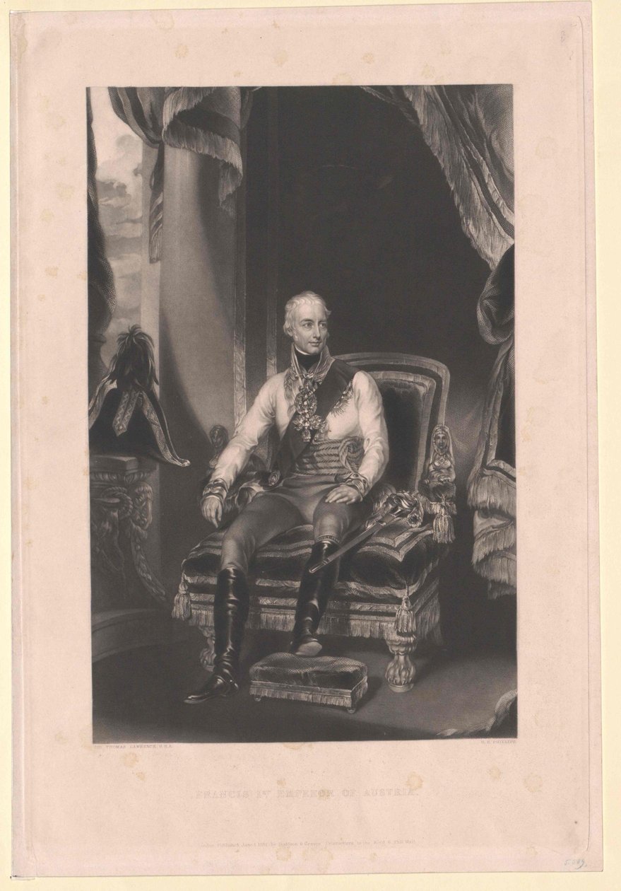 II. Ferenc római császár alkotó: Artist Unknown