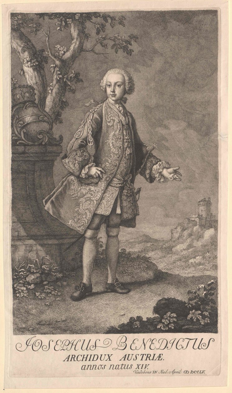 II. József szent római császár alkotó: Artist Unknown