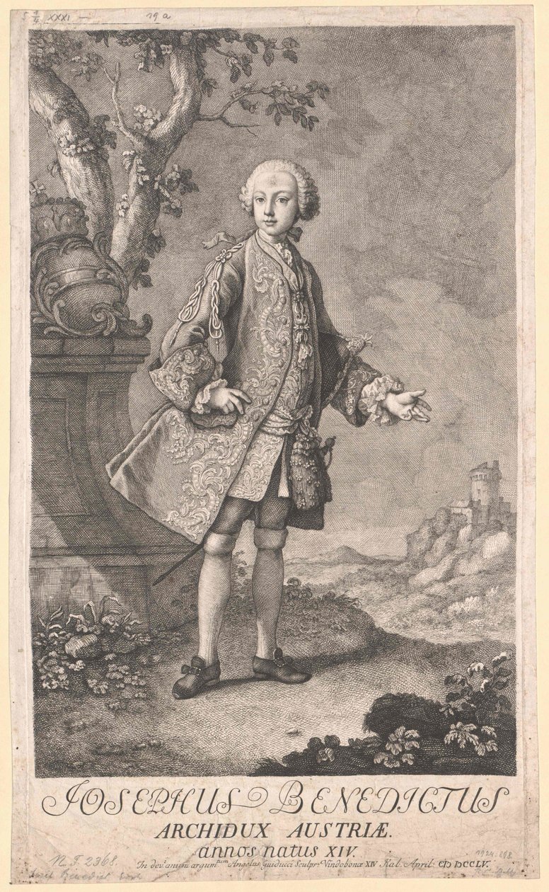 II. József szent római császár alkotó: Artist Unknown