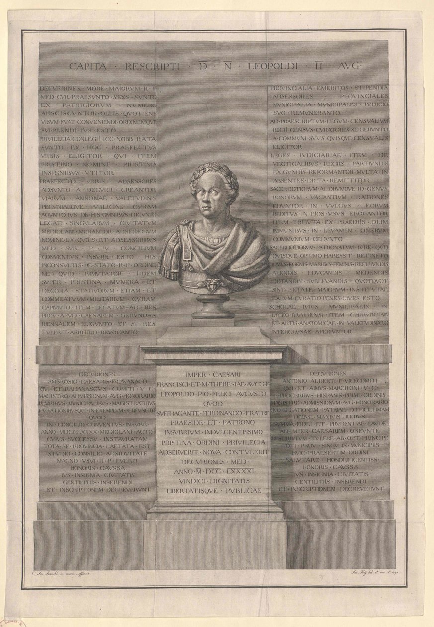 II. Leopold szent római császár alkotó: Artist Unknown