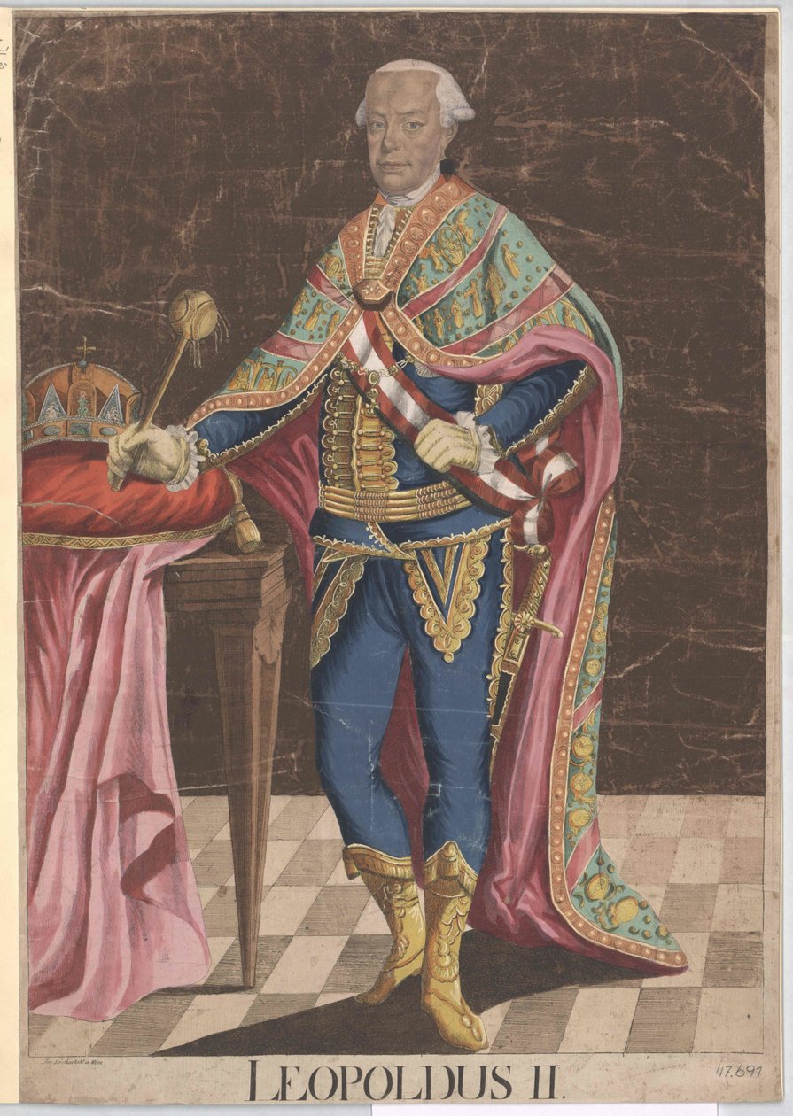 II. Leopold szent római császár alkotó: Artist Unknown